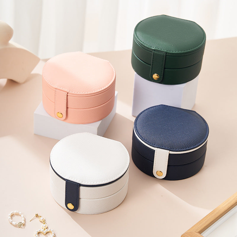 Portable Multi Layer Travel Jewelry Box for Earrings Rings