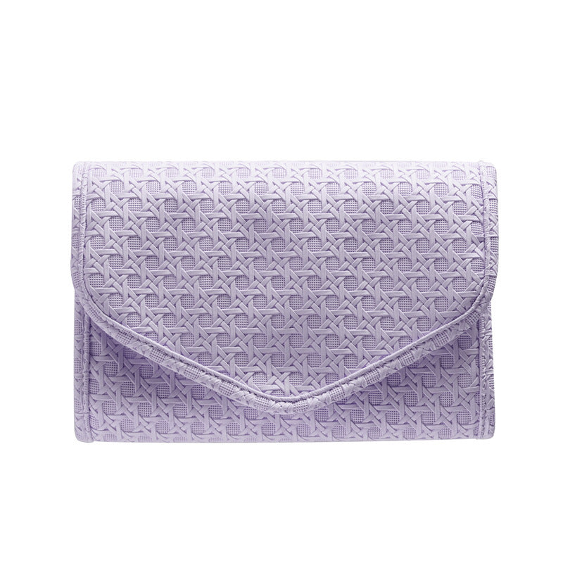 Portable Leather Foldable Travel Jewelry Pouch Multiple Colors
