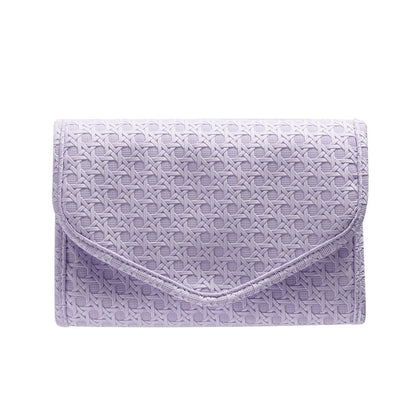 Portable Leather Foldable Travel Jewelry Pouch Multiple Colors