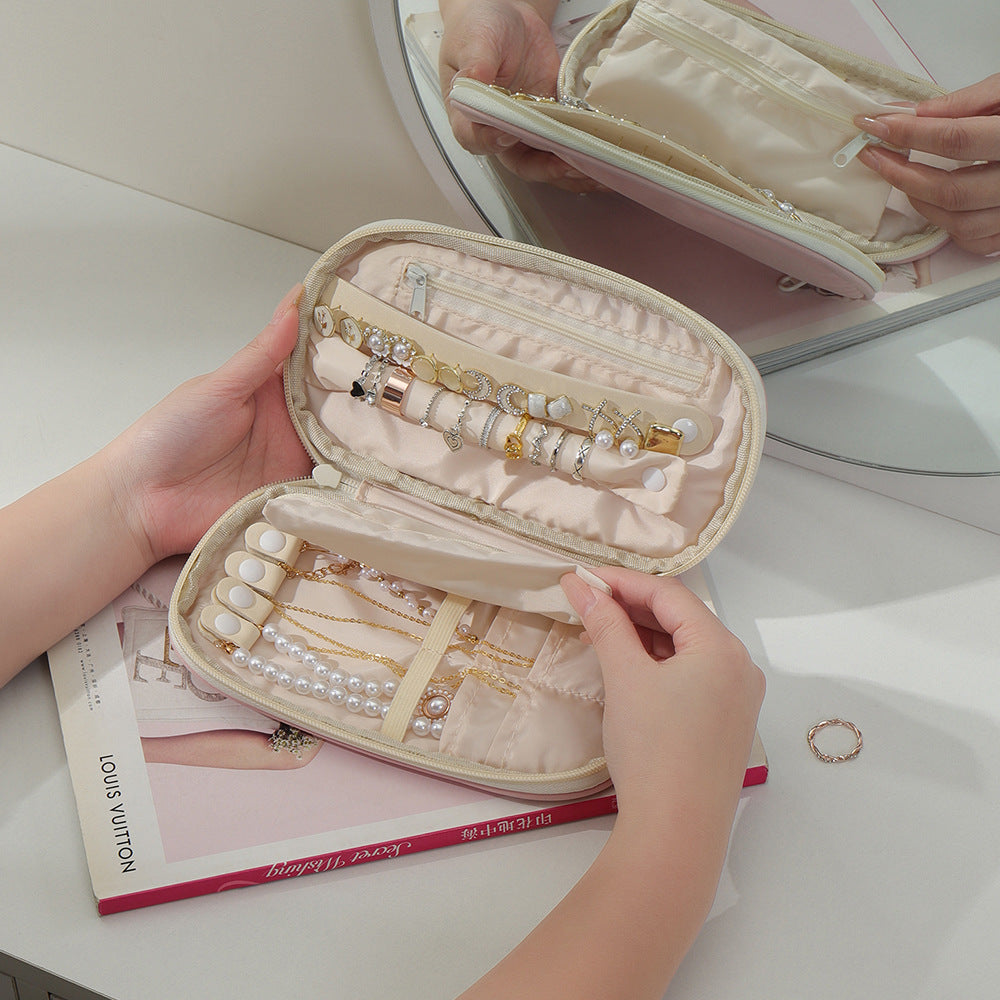Nylon Travel Jewelry Pouch Clutch Multiple Colors