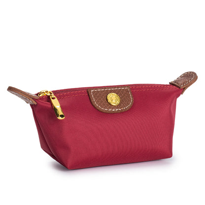 Mini Portable Nylon Pouch Wallet Multiple Colors
