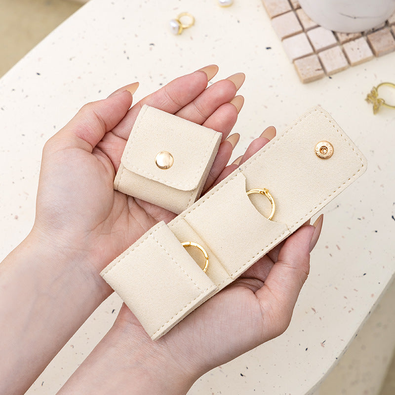 Ultra Compact Portable Microfiber Jewelry Pouch