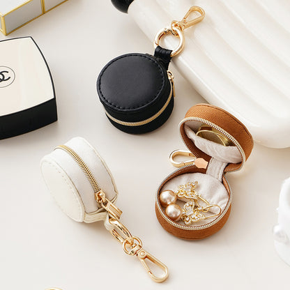Mini Portable Simple Jewelry Box Bag Charm