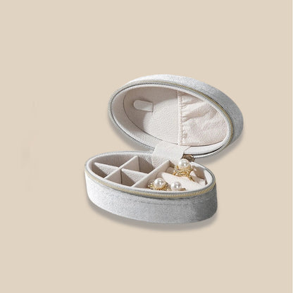 Retro Velvet Ring Jewelry Box Portable Multiple Colors