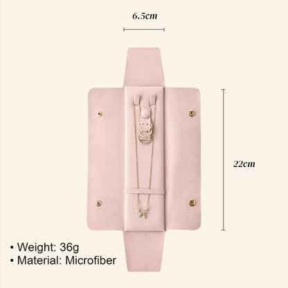 ortable Travel Jewelry Pouch Microfiber Lightweight