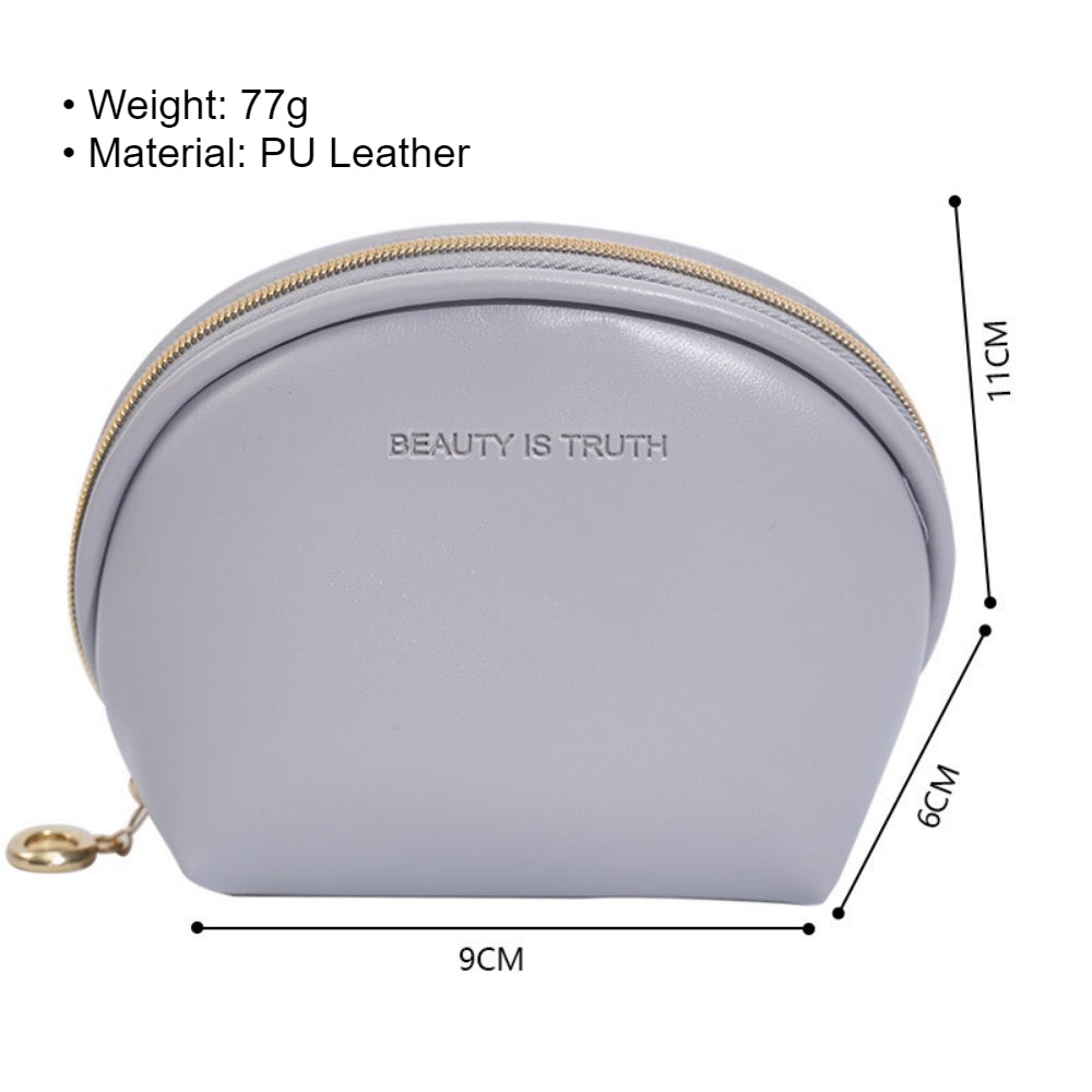 Portable Mini PU Makeup Coin Pouch Sealed