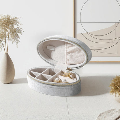 Retro Velvet Ring Jewelry Box Portable Multiple Colors