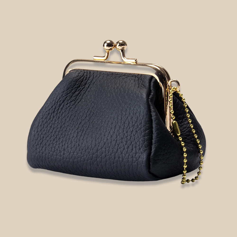 Creative Mini Genuine Leather Frame Purse Multiple Colors