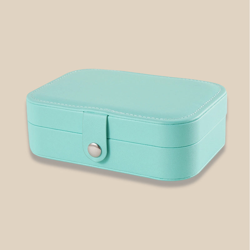 PU Earring Necklace Jewelry Box Portable