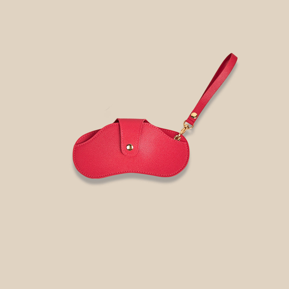 Portable PVC Sunglasses Case with Handle Multiple Colors