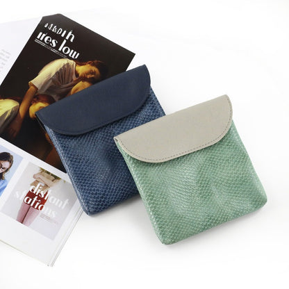 Stylish Snake Print PU Leather Mini Card Wallet