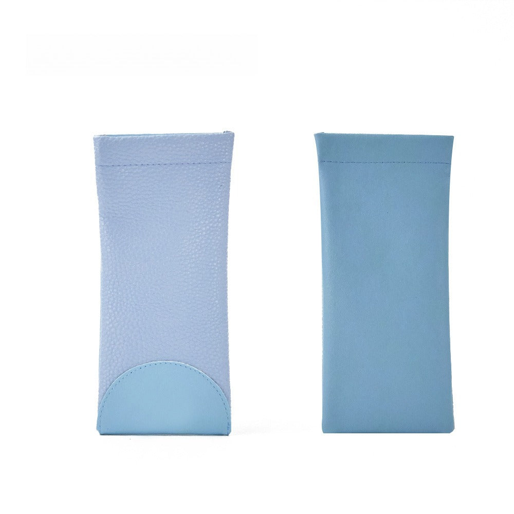 Portable PU Sunglasses Pouch Simple Case