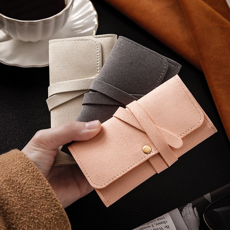 Portable Travel Handheld Jewelry Pouch Multiple Colors