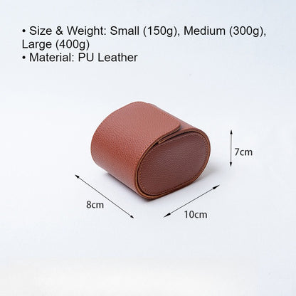 Pebble Grain PU Multi Slot Travel Watch Case