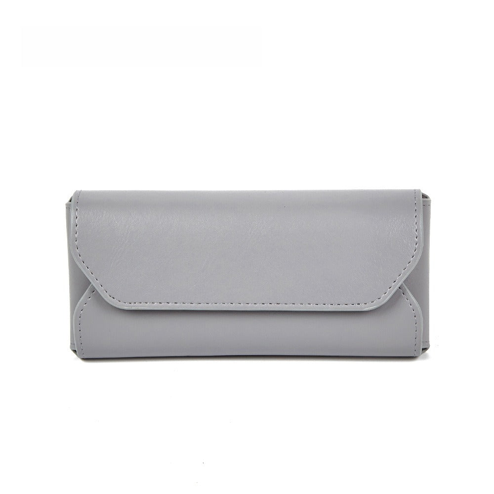 Classic Solid Color Crush Resistant Waterproof Eyeglasses Case