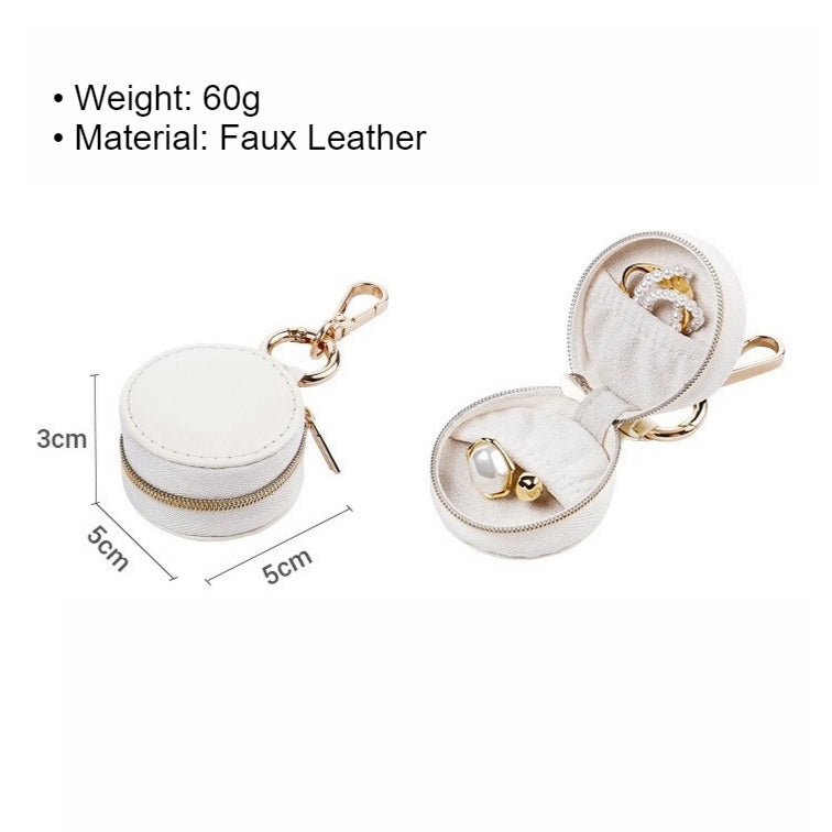 Mini Portable Simple Jewelry Box Bag Charm