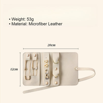 Portable Travel Handheld Jewelry Pouch Multiple Colors