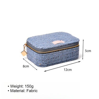 Portable Anti Tarnish Jewelry Pouch Multiple Colors