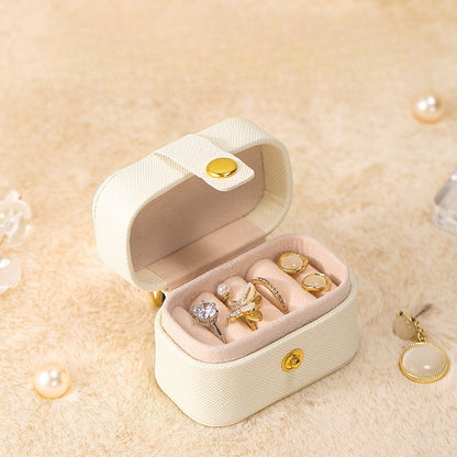 Mini Portable Dust Proof Jewelry Box Multiple Colors