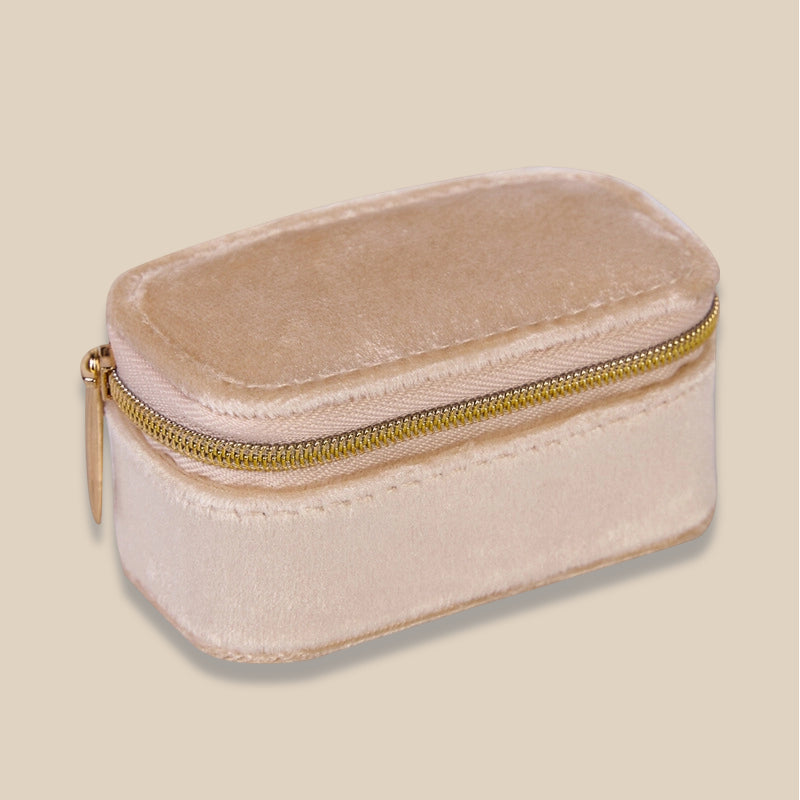 Portable Mini Travel Velvet Jewelry Pouch Multiple Colors