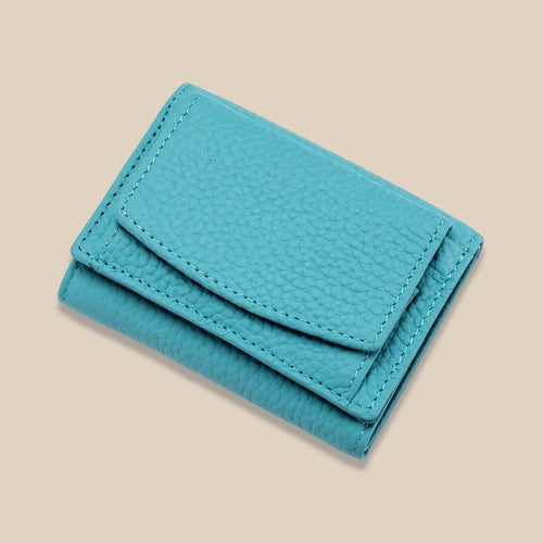 Genuine Leather RFID Mini Wallet Women Coin Purse